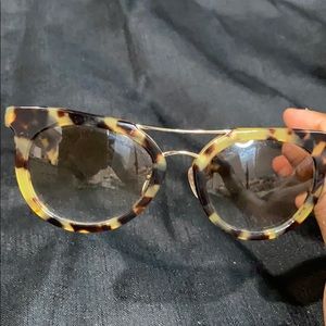 Prada Tortoise Cat Eye Gray lenses